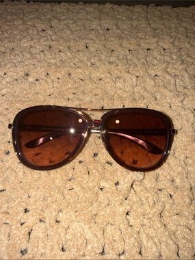 Oakley Women's Brown Tinted Aviator Sunglasses